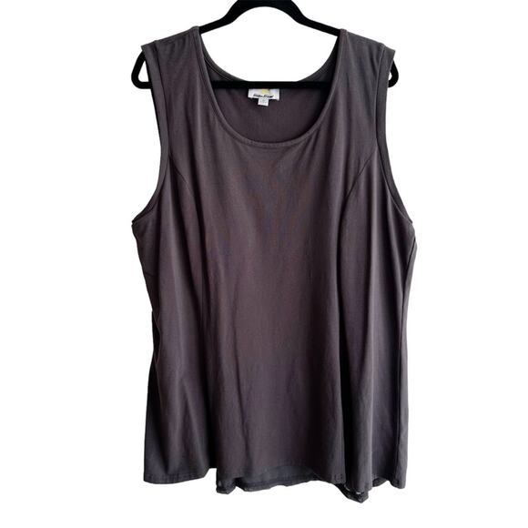 Kathleen Kirkwood Skirted Swing Peplum Tank Top - Picture 1 of 5